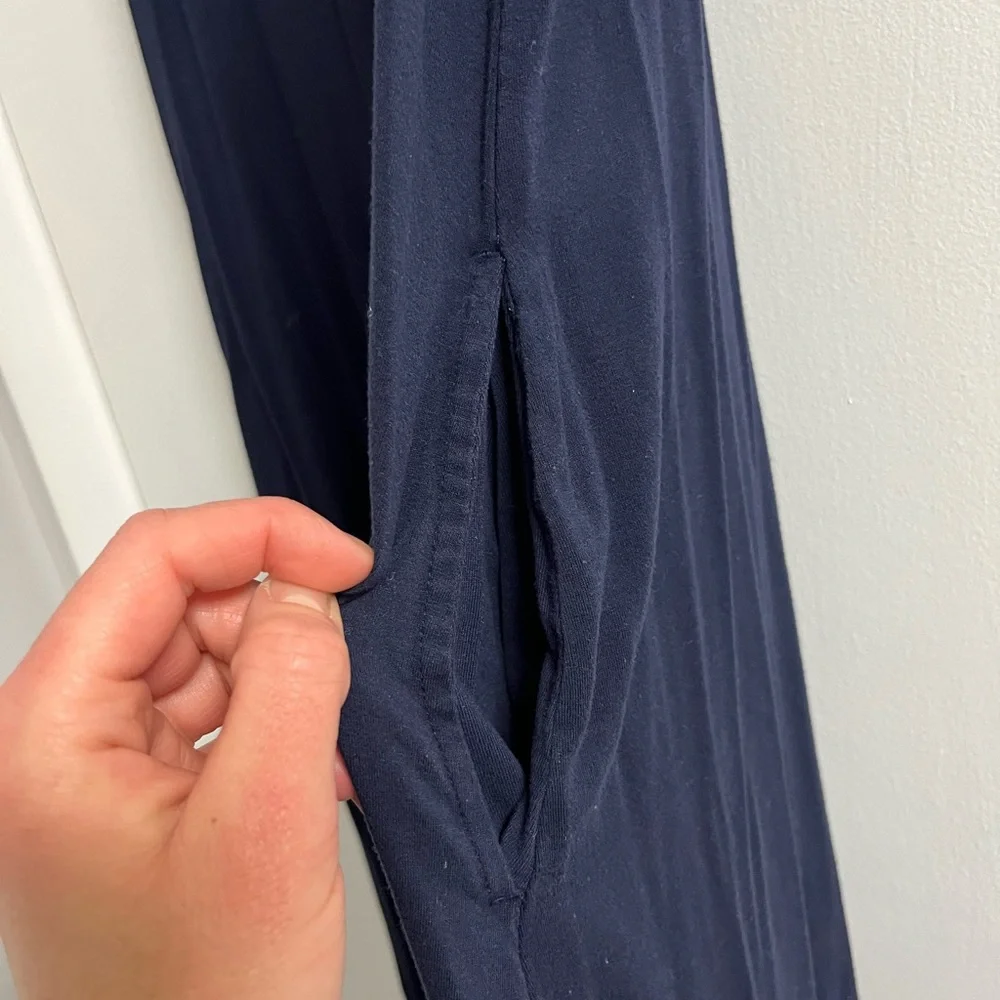Time and Tru Dark Blue Sleeveless Midi Dress - Picture 2 of 4
